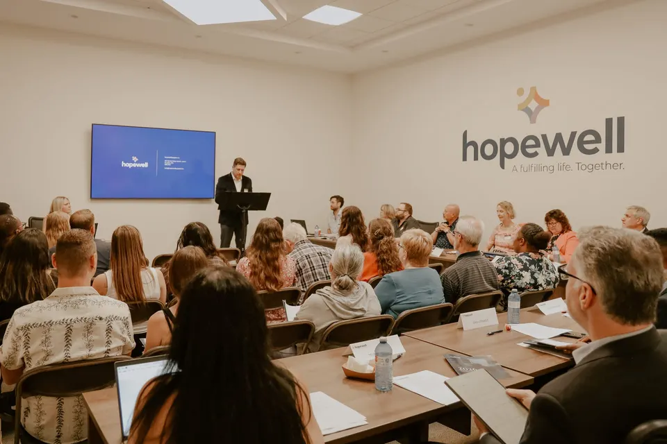 Guests gathered at Hopewell's 2026 Annual General Meeting