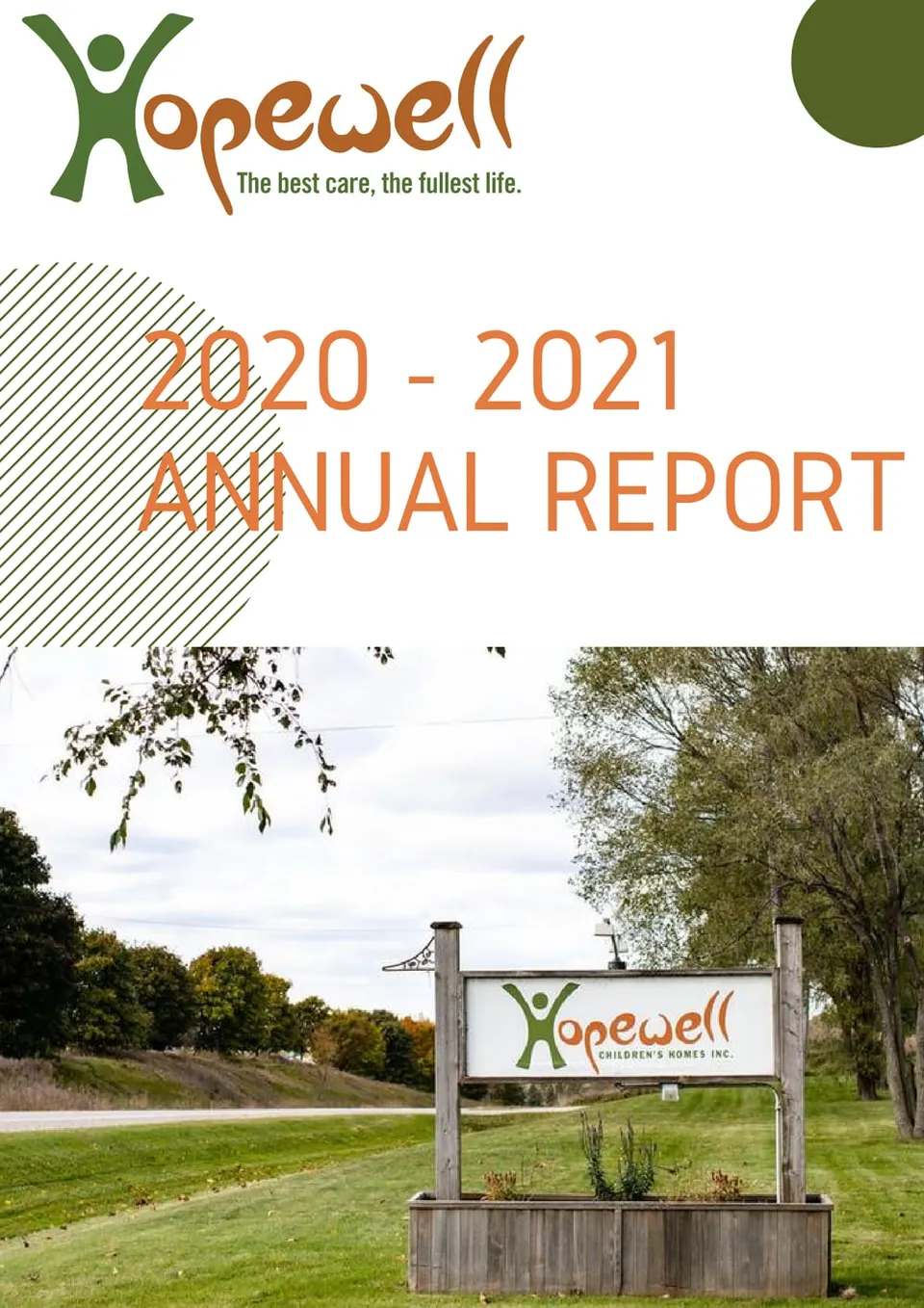Annual Report 2020–2021 cover